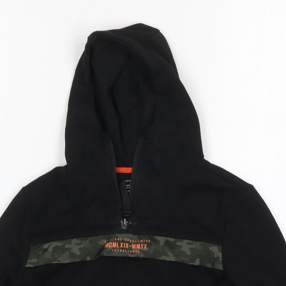 Primark Boys Multicoloured Camouflage Polyester Pullover Hoodie Size 4-5 Years