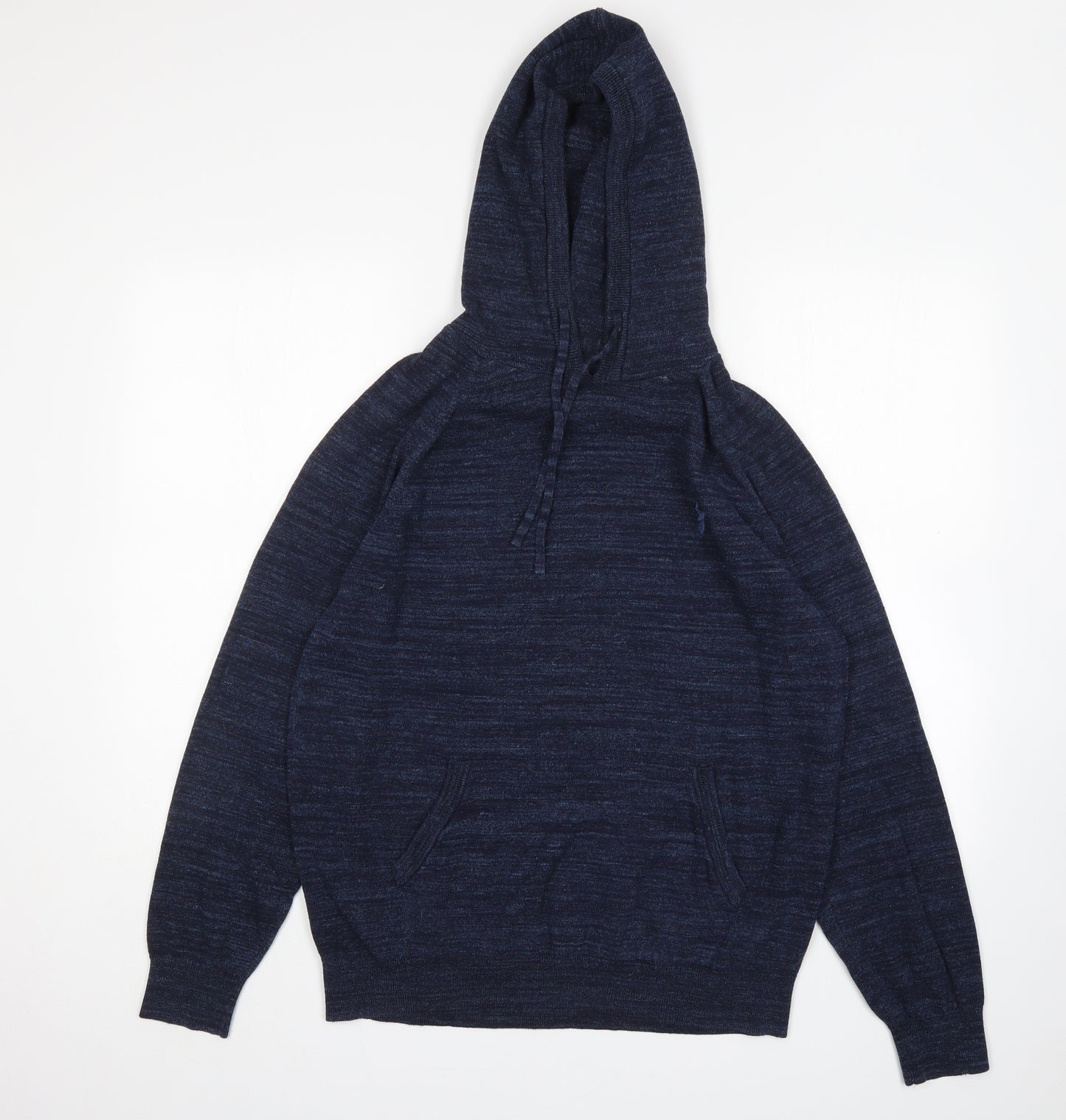 NEXT Mens Blue  Cotton Pullover Hoodie Size L