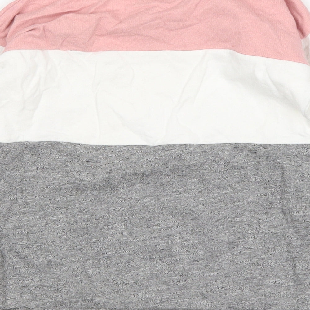 Primark Girls Multicoloured Colourblock Polyester Pullover Sweatshirt Size 4-5 Years