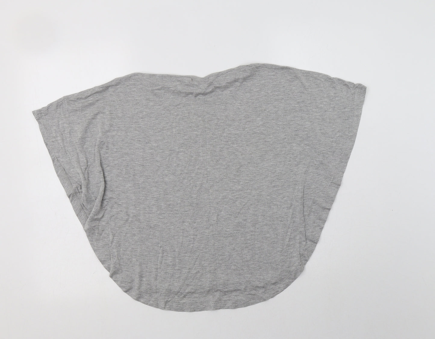 Ted Baker Womens Grey  Modal Basic Blouse Size 10 Crew Neck