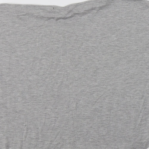 Ted Baker Womens Grey  Modal Basic Blouse Size 10 Crew Neck