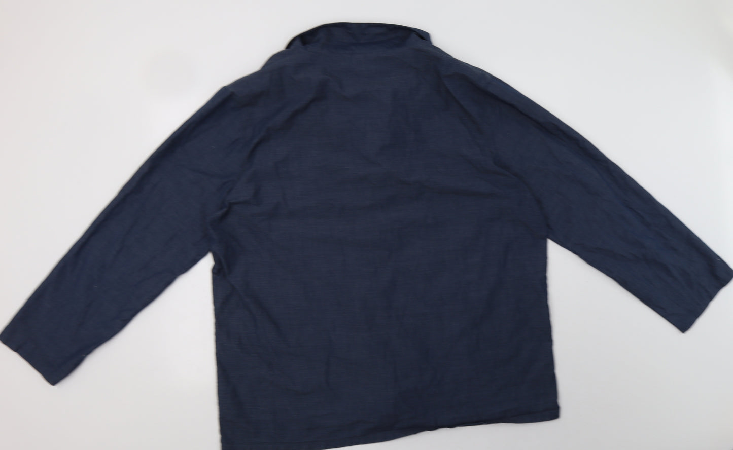 F&F Mens Blue  Polyester  Pyjama Top Size 2XL  Button