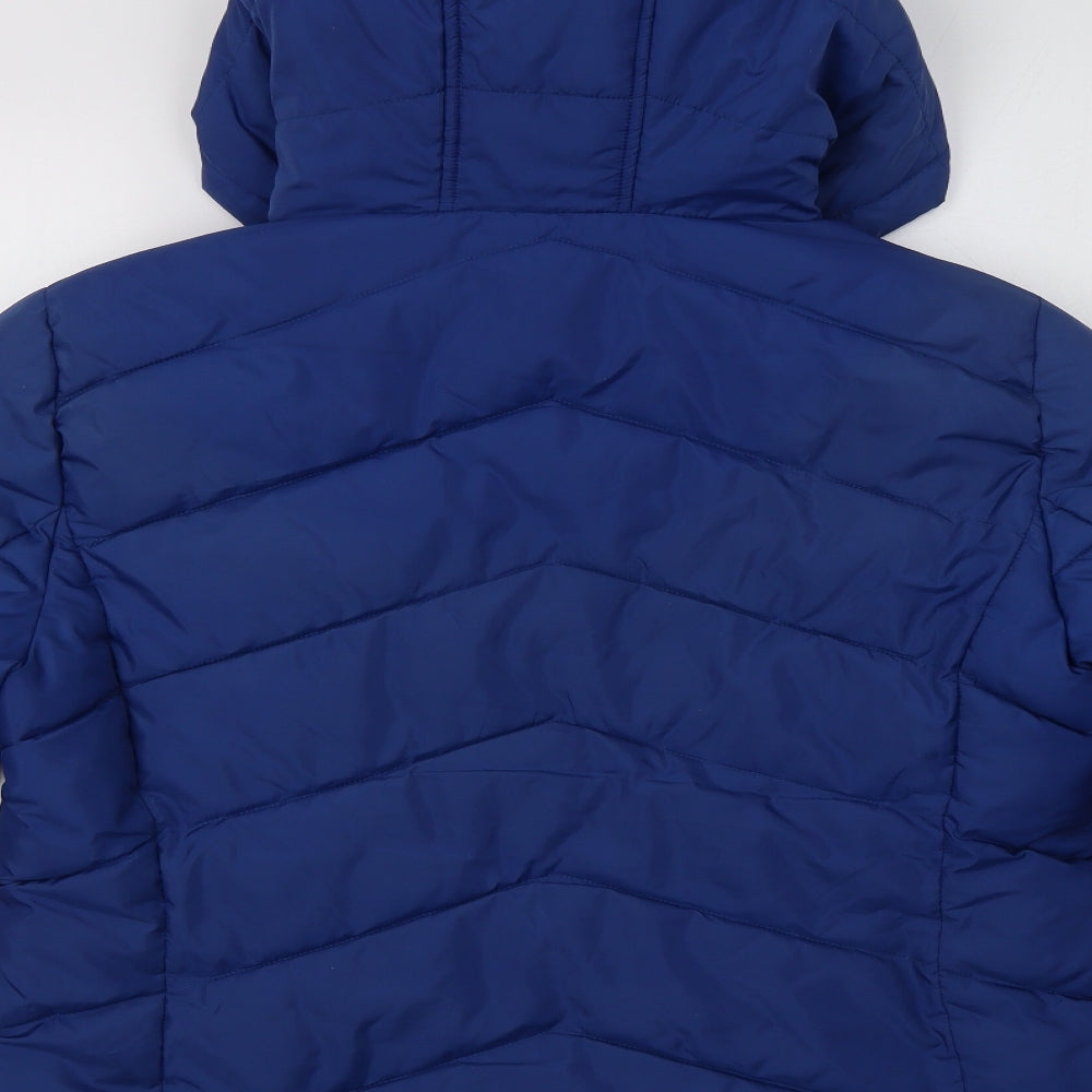 TEX Womens Blue   Puffer Jacket Jacket Size XL  Zip