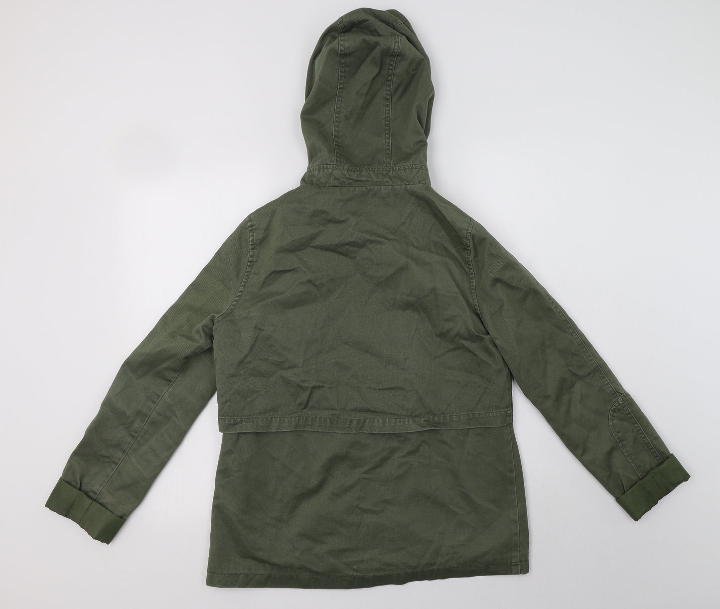 Topshop Womens Green   Jacket  Size 10  Zip