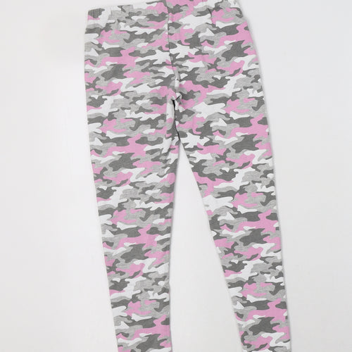 Primark Girls Grey Camouflage Cotton Jegging Trousers Size 10-11 Years  Regular  - Leggins