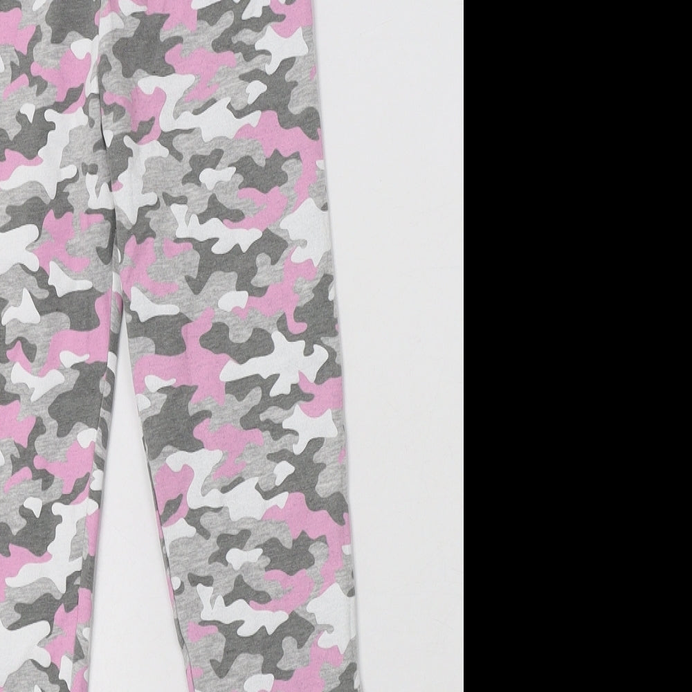 Primark Girls Grey Camouflage Cotton Jegging Trousers Size 10-11 Years  Regular  - Leggins