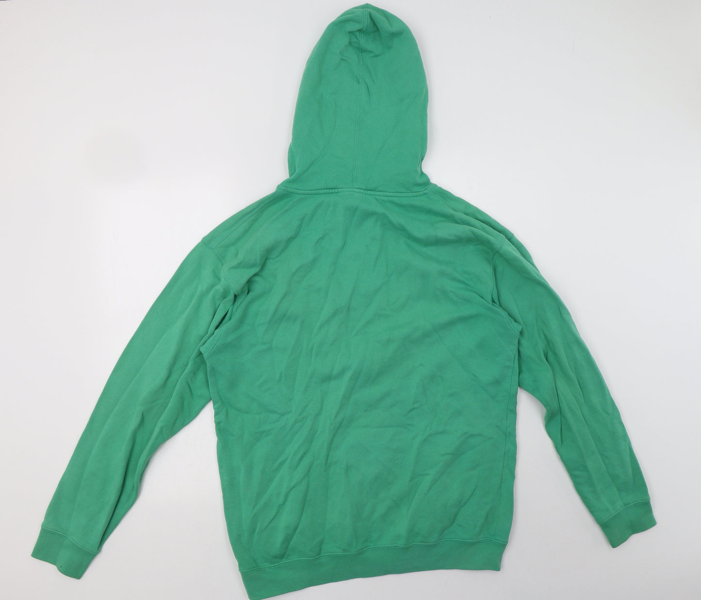 DC Mens Green  Cotton Full Zip Hoodie Size M