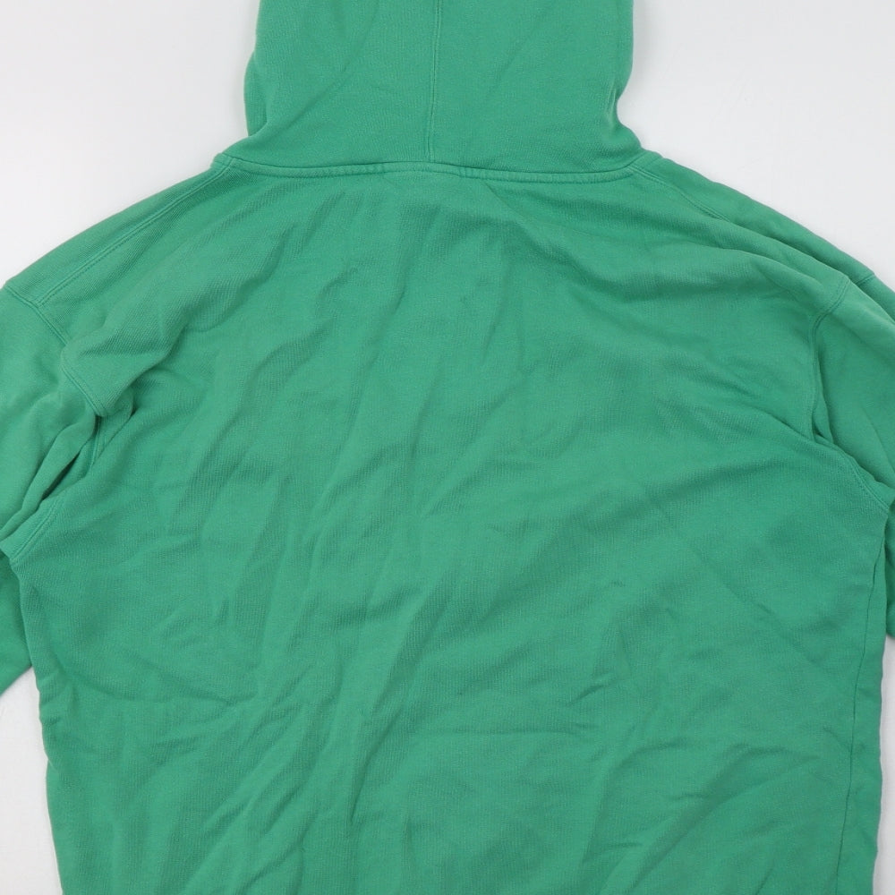 DC Mens Green  Cotton Full Zip Hoodie Size M
