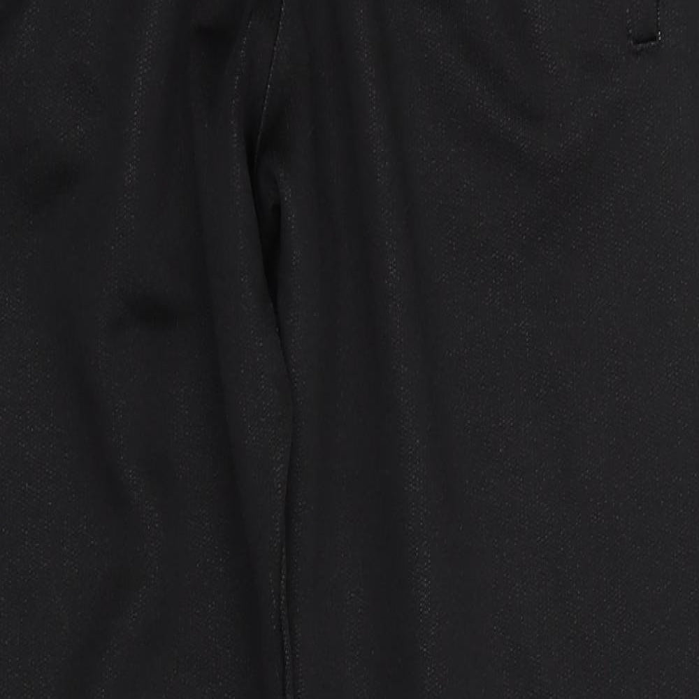 COS Mens Black  Polyester Track Pants Trousers Size M L30 in Regular Drawstring - Ankle Zips