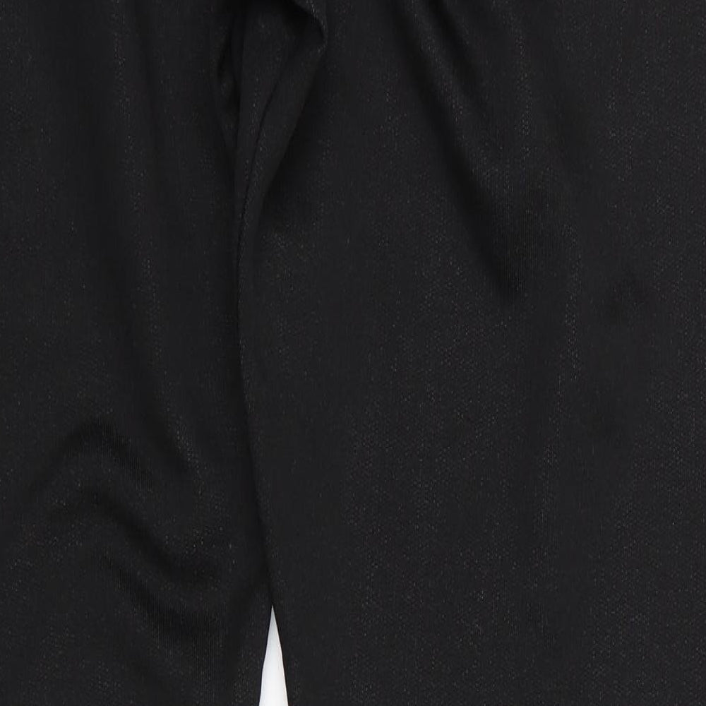 COS Mens Black  Polyester Track Pants Trousers Size M L30 in Regular Drawstring - Ankle Zips