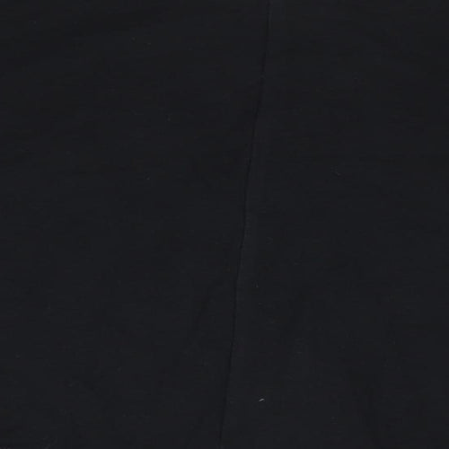 Topshop Womens Black  Cotton Flare Skirt Size 6    - Gym Skirt Style