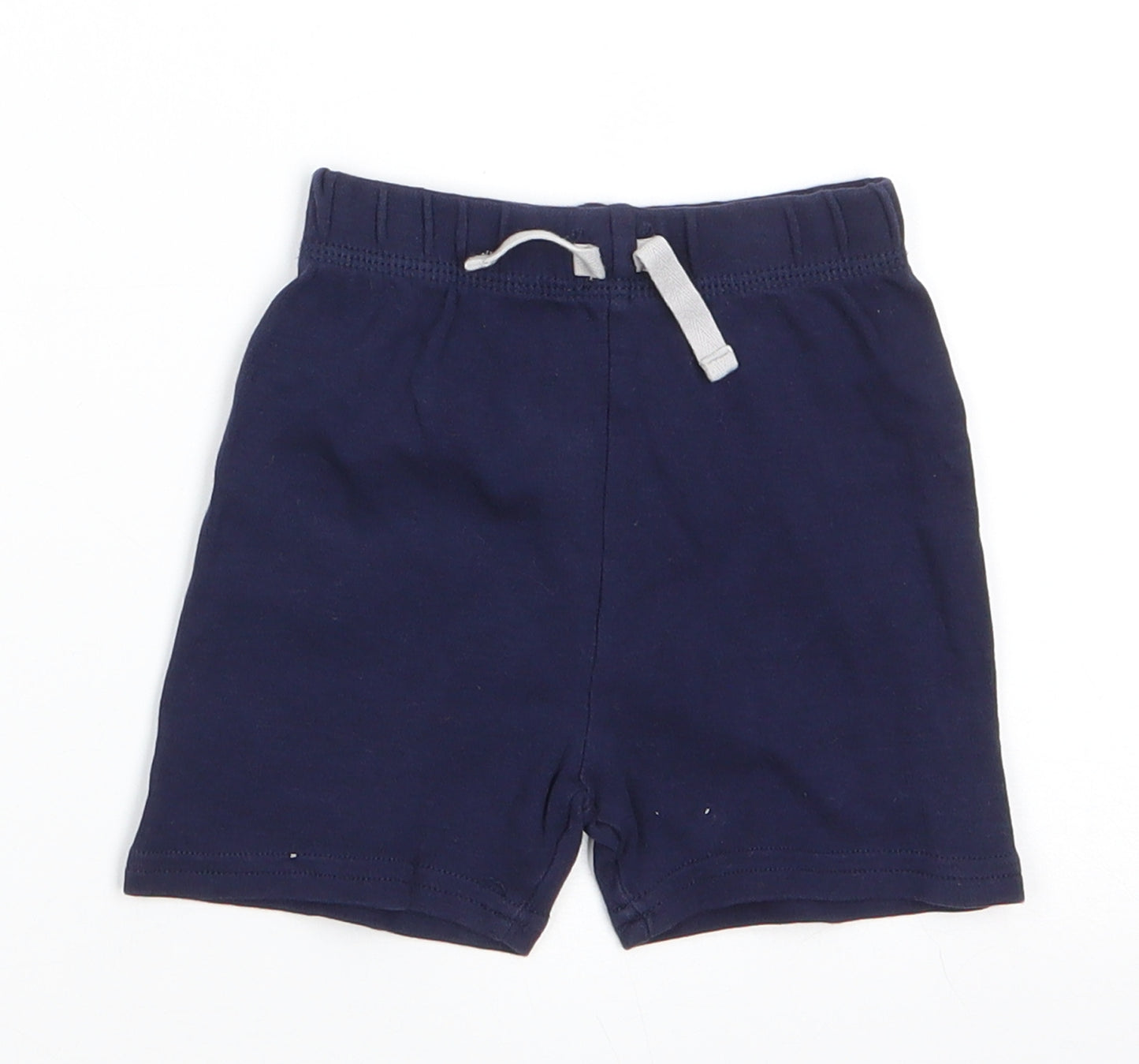 George Boys Blue  Cotton Sweatpants Trousers Size 6-9 Months   - Dark Navy