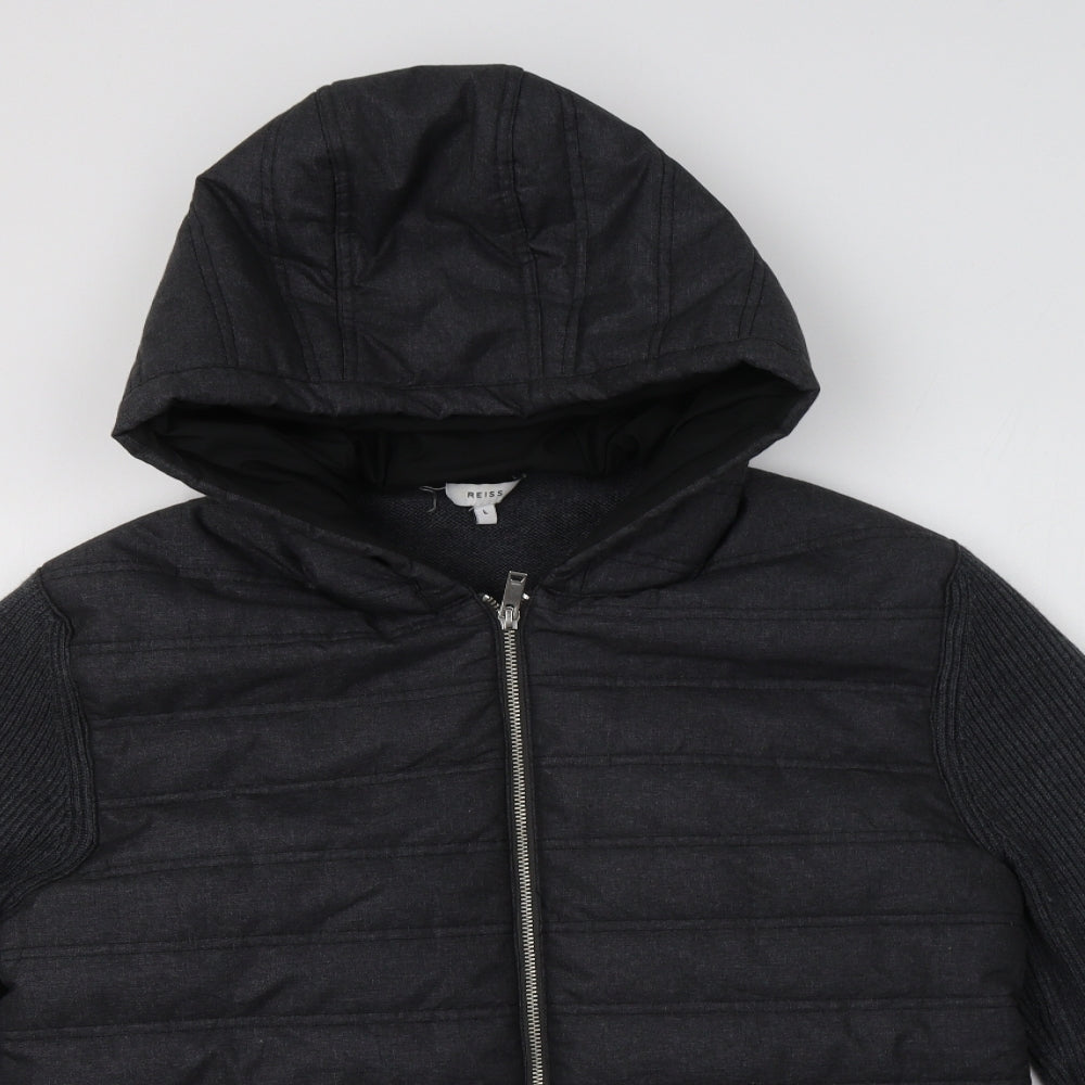 Reiss Mens Grey   Jacket  Size L  Zip