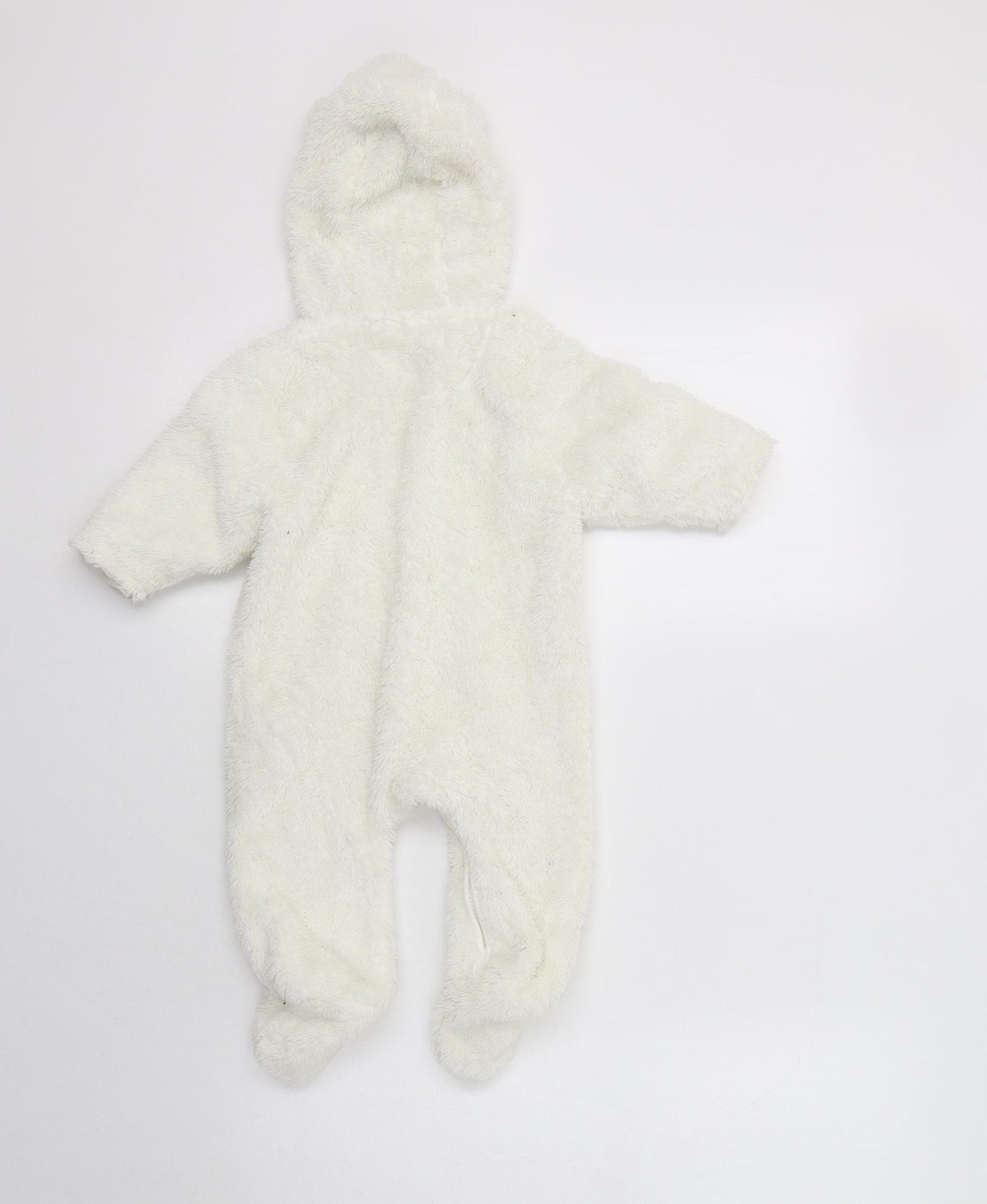 NEXT Baby White  Polyester Coverall One-Piece Size 3-6 Months  Zip