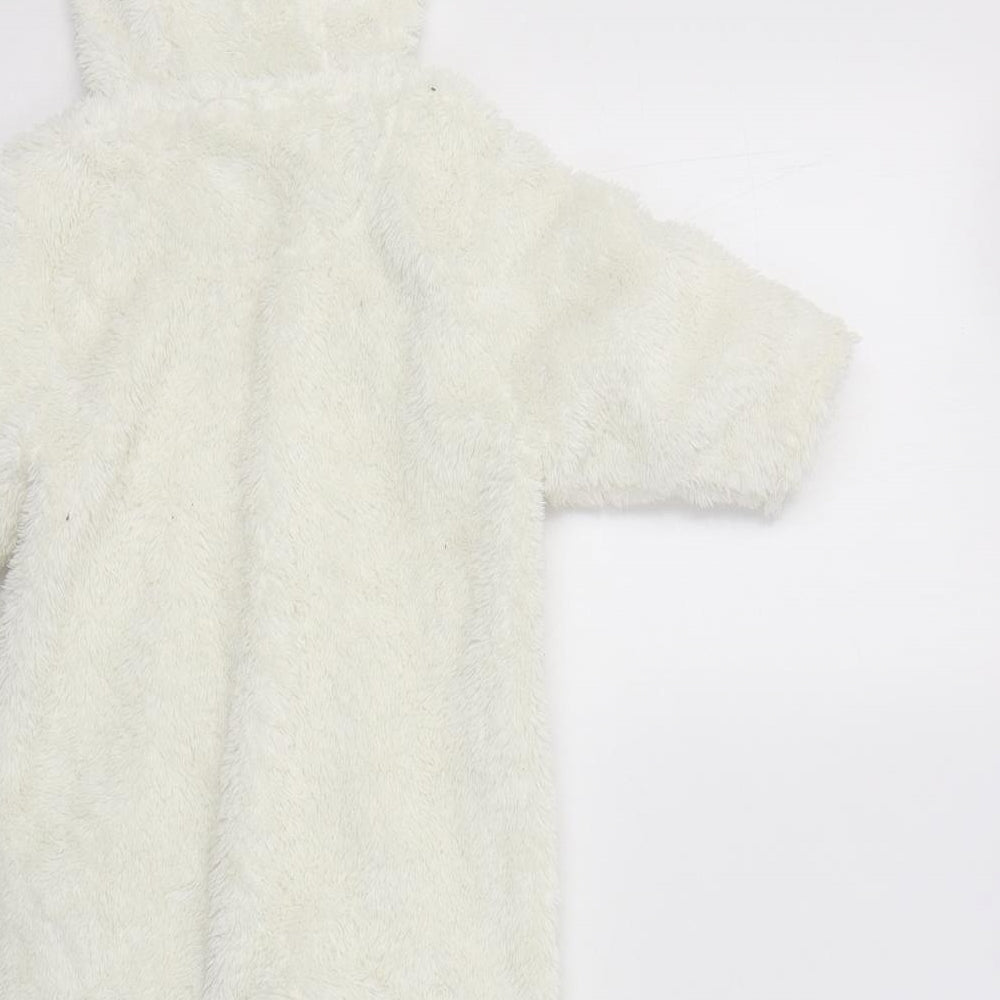 NEXT Baby White  Polyester Coverall One-Piece Size 3-6 Months  Zip