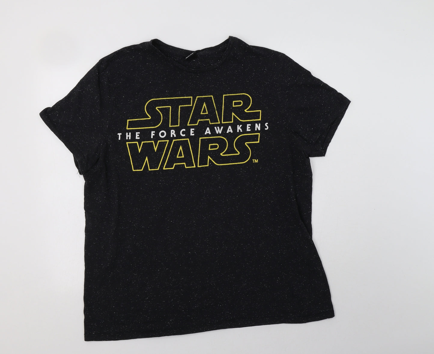 Star Wars Mens Grey  Cotton  T-Shirt Size 2XL Crew Neck