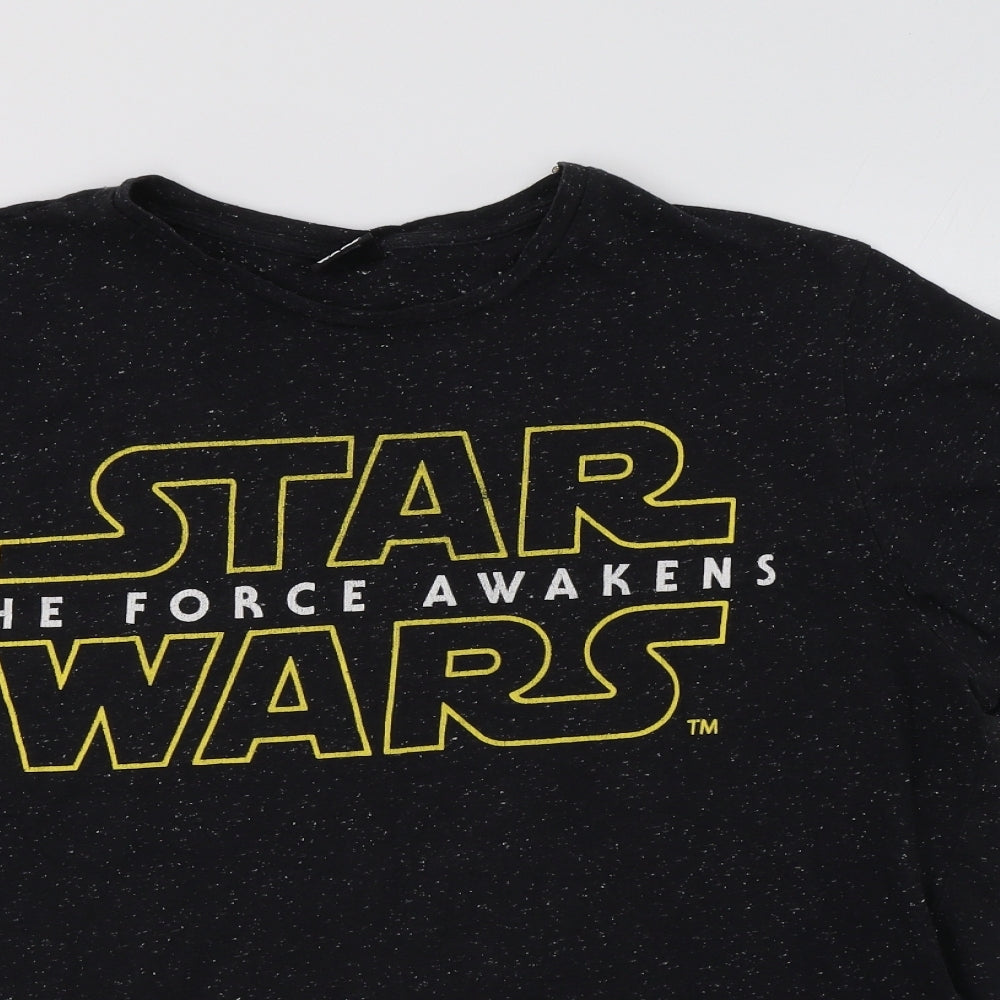 Star Wars Mens Grey  Cotton  T-Shirt Size 2XL Crew Neck