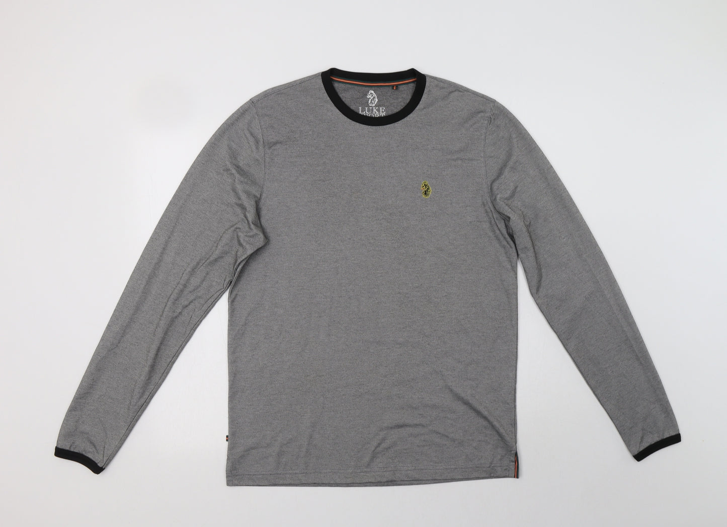 Luke Sport Mens Grey  Polyester  T-Shirt Size M Crew Neck