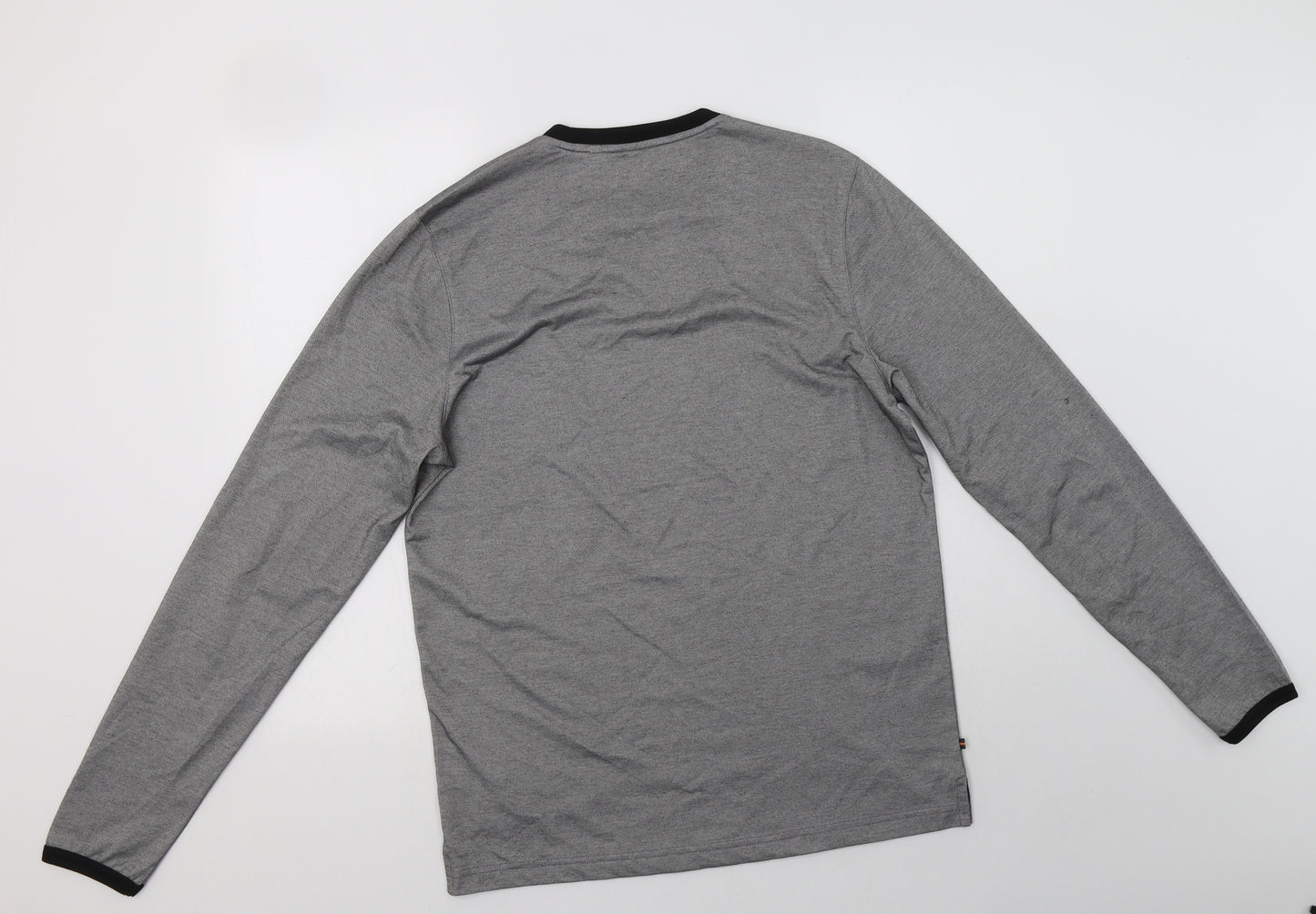 Luke Sport Mens Grey  Polyester  T-Shirt Size M Crew Neck