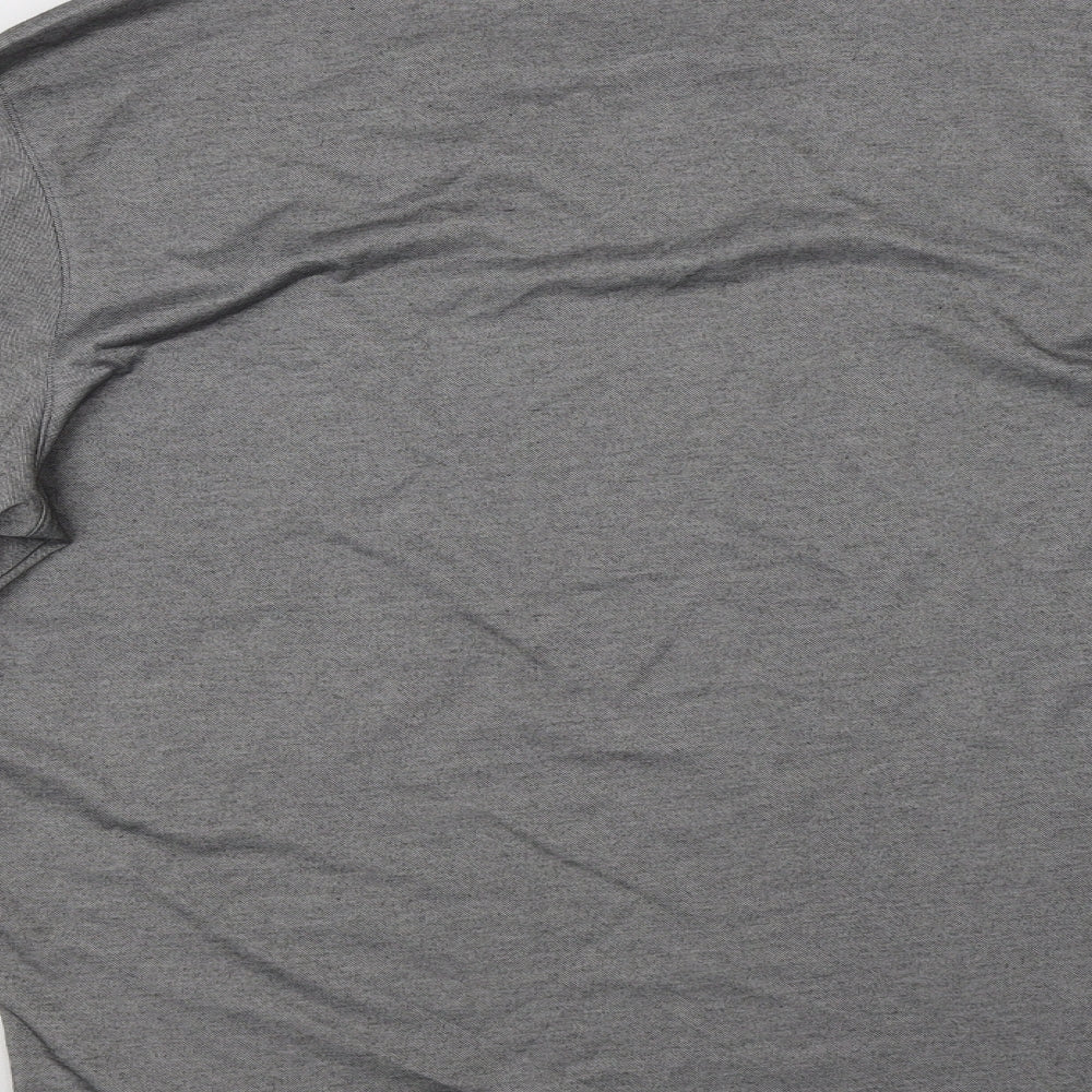 Luke Sport Mens Grey  Polyester  T-Shirt Size M Crew Neck