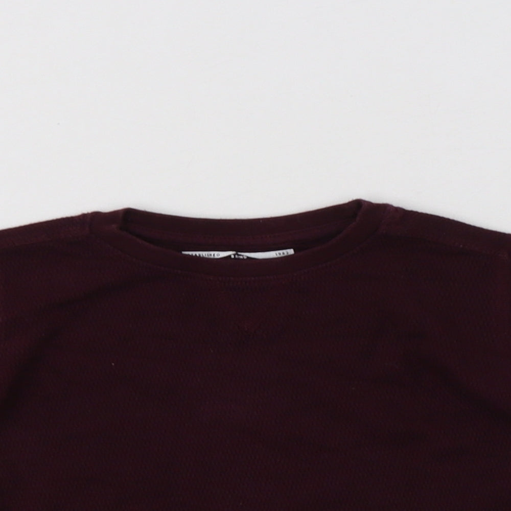 NEXT Baby Purple  Cotton Pullover Jumper Size 12-18 Months