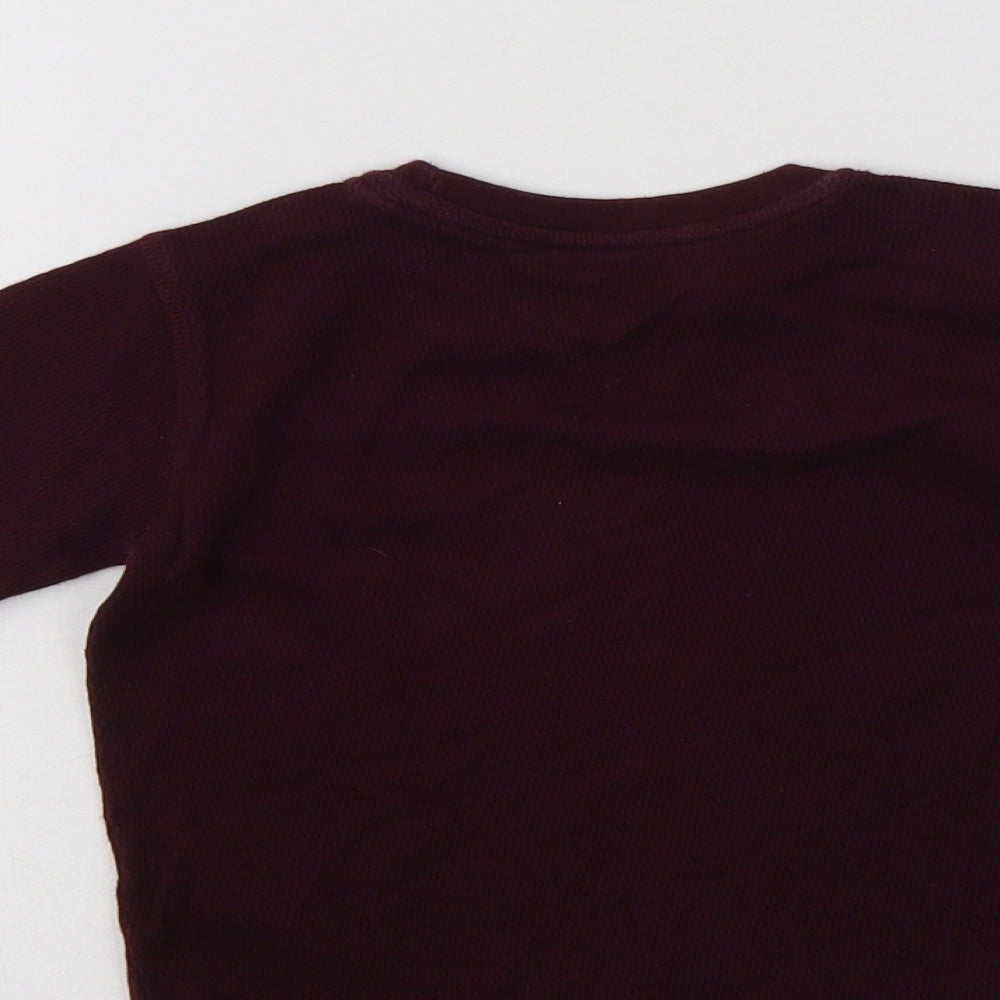 NEXT Baby Purple  Cotton Pullover Jumper Size 12-18 Months