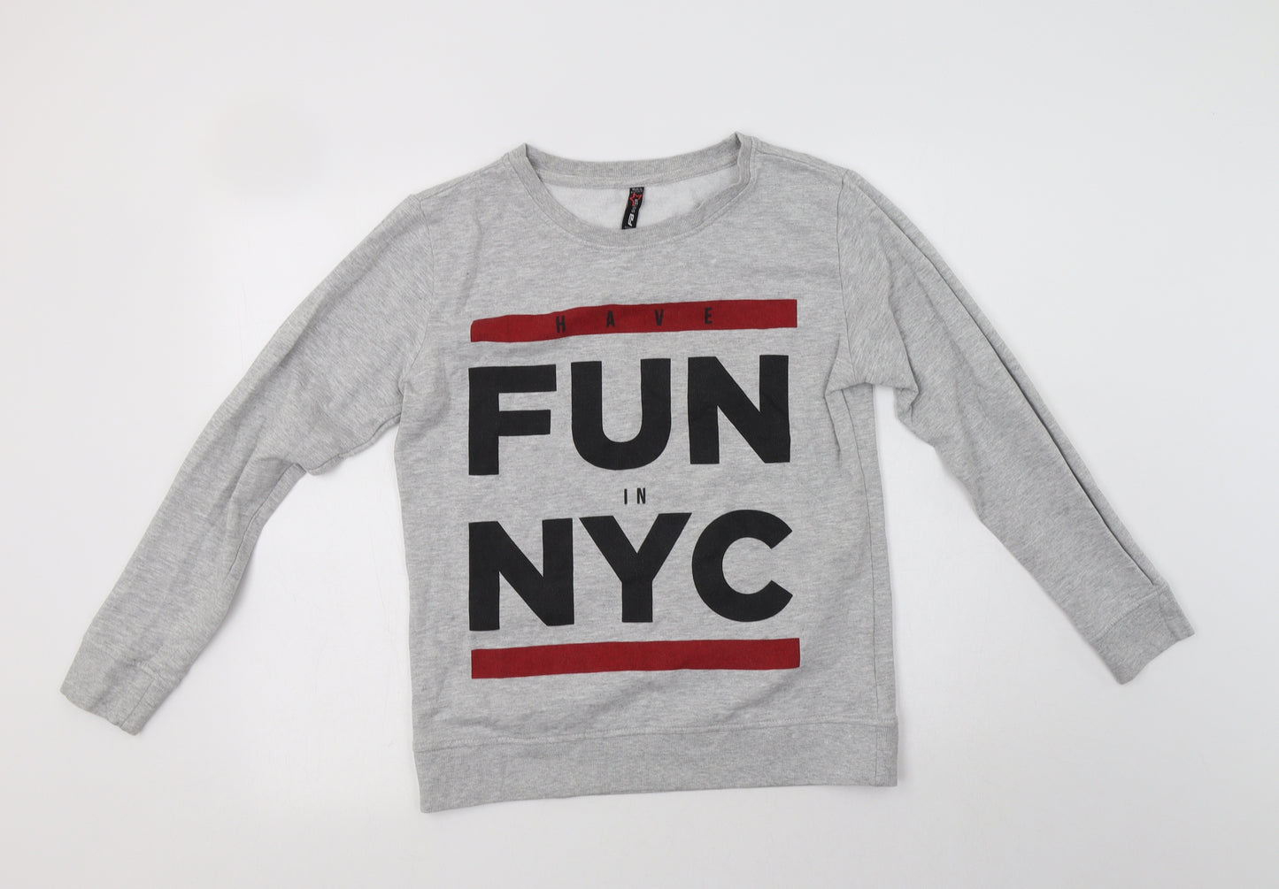 FB Sister Womens Grey  Cotton Pullover Sweatshirt Size M   - NYC