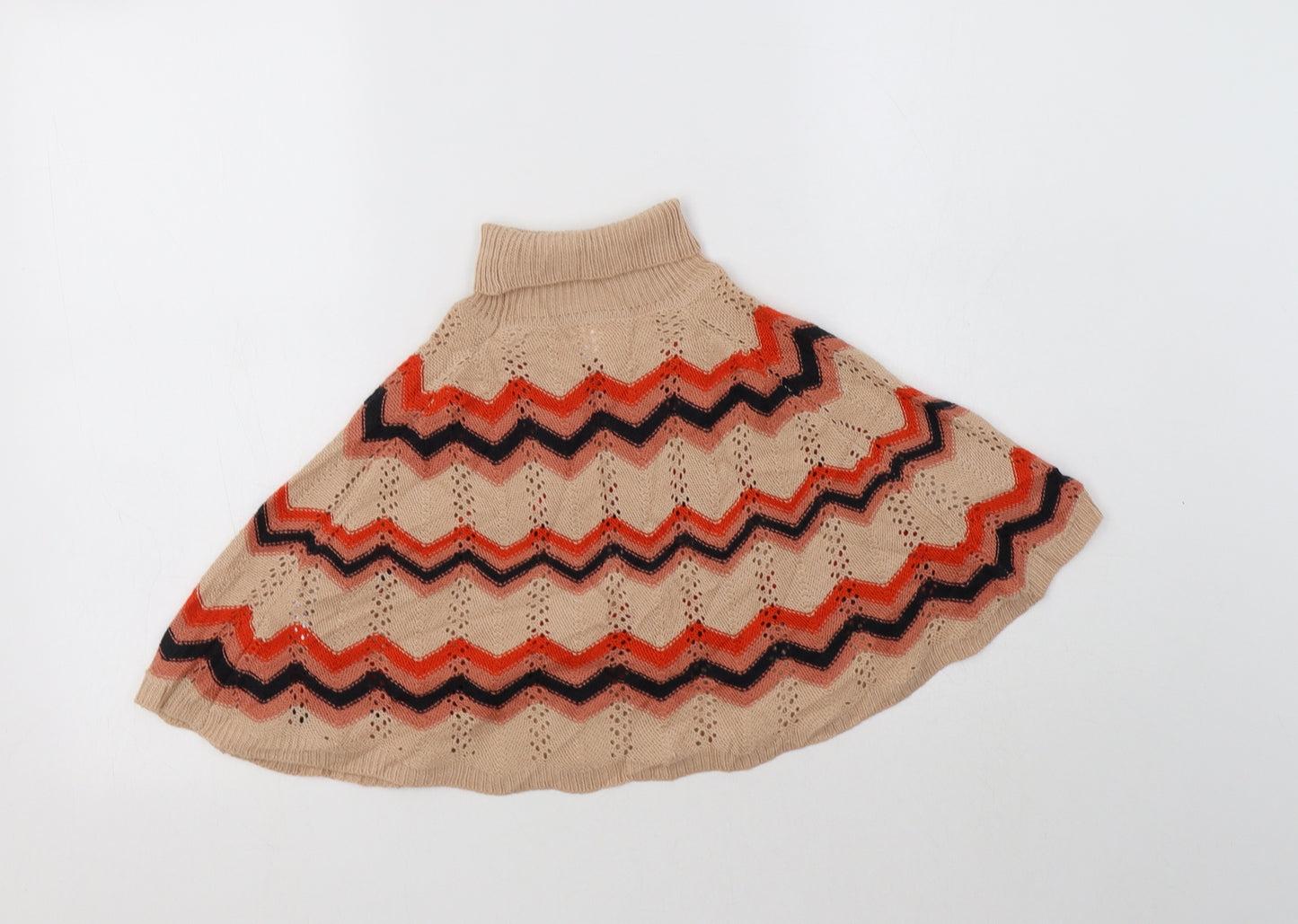 NEXT Baby Beige Striped  Overcoat Poncho Size 18-24 Months