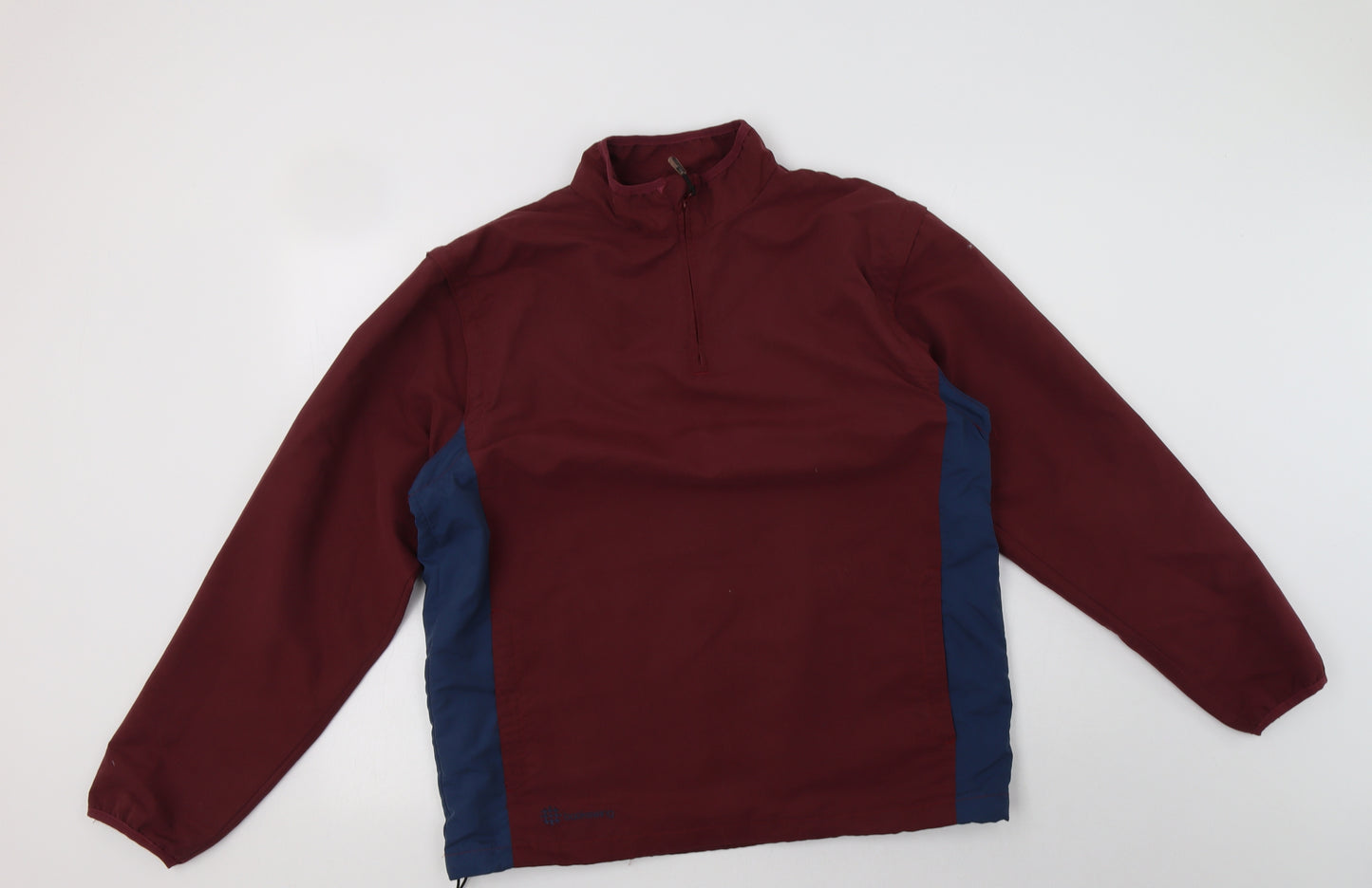 Backswing Mens Red   Windbreaker Jacket Size L  Zip