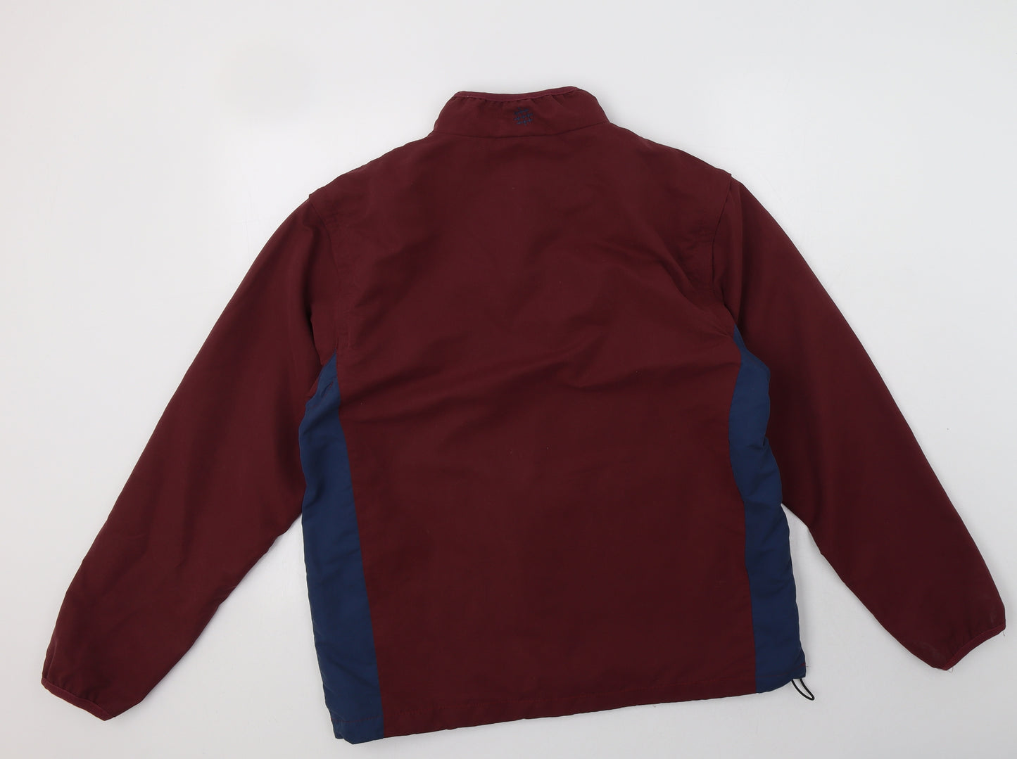 Backswing Mens Red   Windbreaker Jacket Size L  Zip