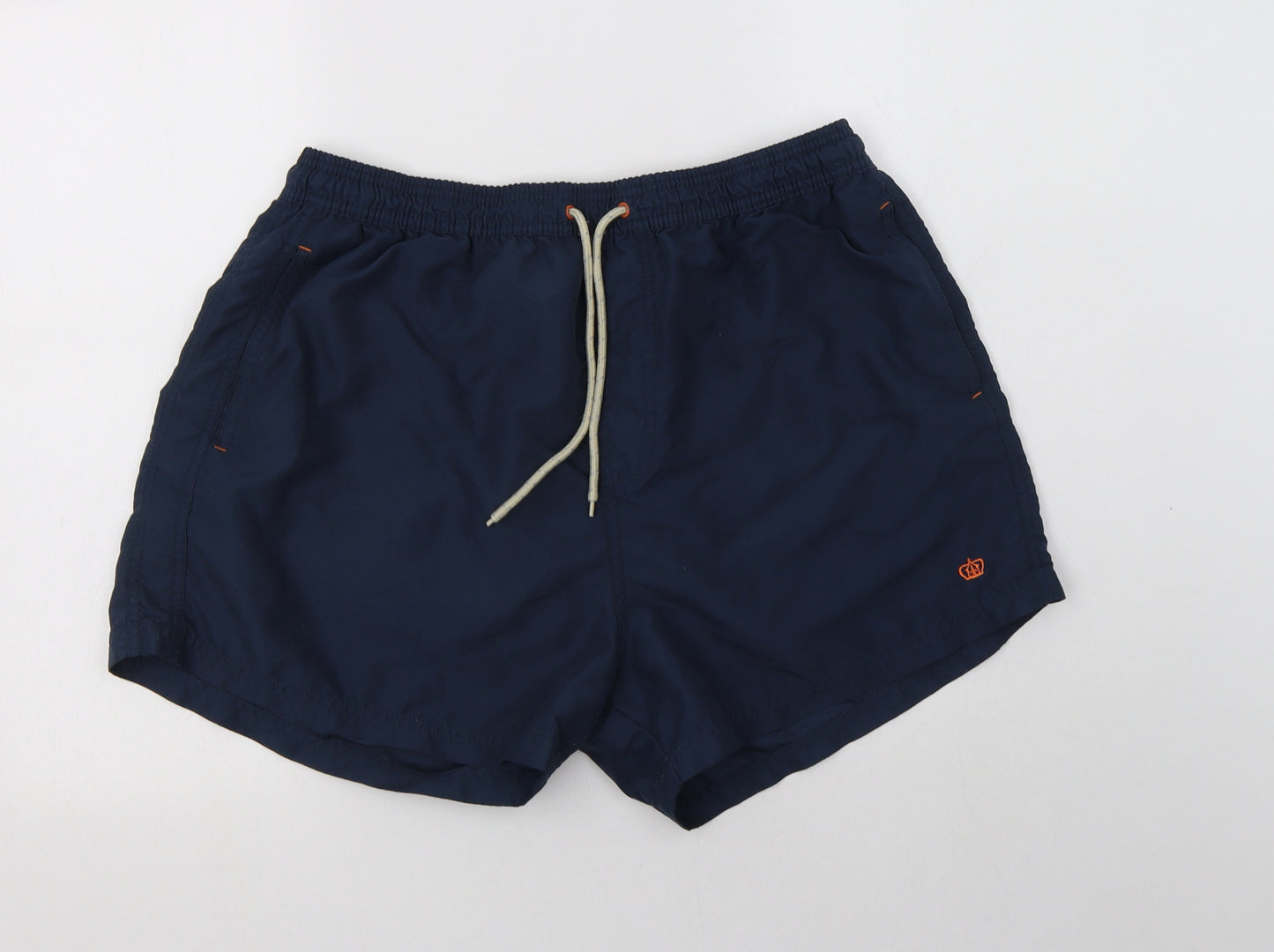 NEXT Mens Blue  Polyester Bermuda Shorts Size XL L6 in Regular Drawstring