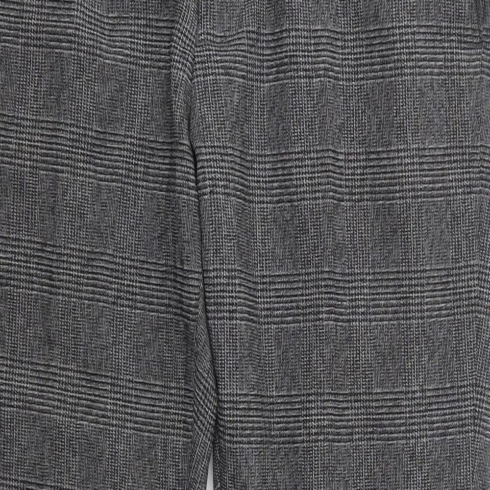 NEXT Mens Grey  Polyester Dress Pants Trousers Size 34 in L29 in Regular