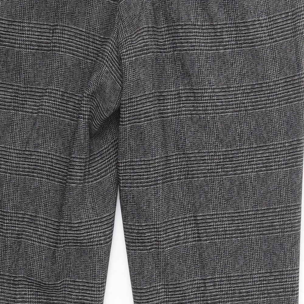 NEXT Mens Grey  Polyester Dress Pants Trousers Size 34 in L29 in Regular
