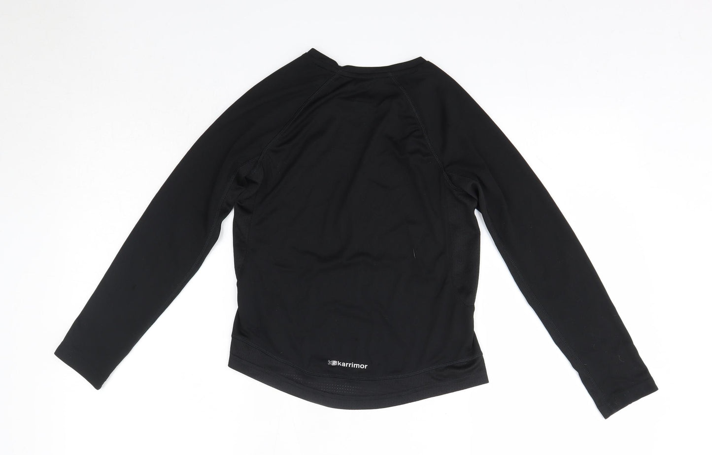 Karrimor Boys Black  Polyester Basic Casual Size 9-10 Years Round Neck