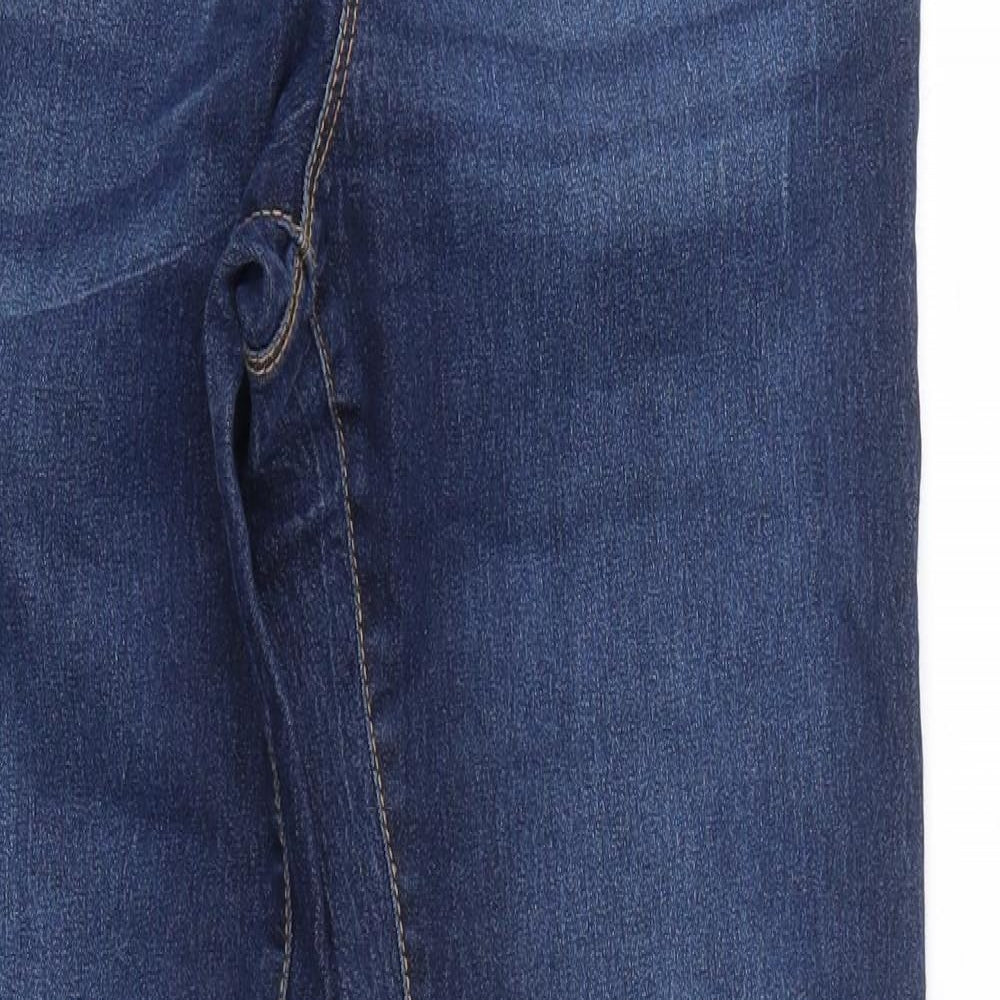 ESMARA Womens Blue  Cotton Skinny Jeans Size 14 L30 in Regular