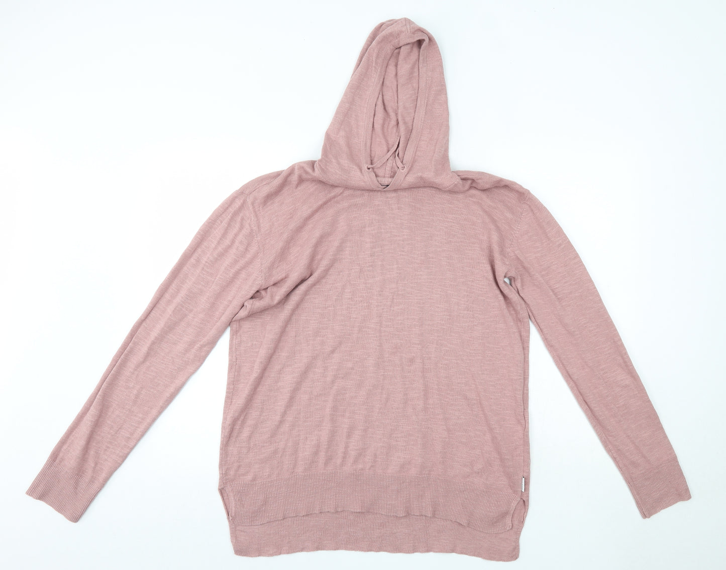 TOG 24 Womens Pink  100% Cotton Pullover Hoodie Size 14