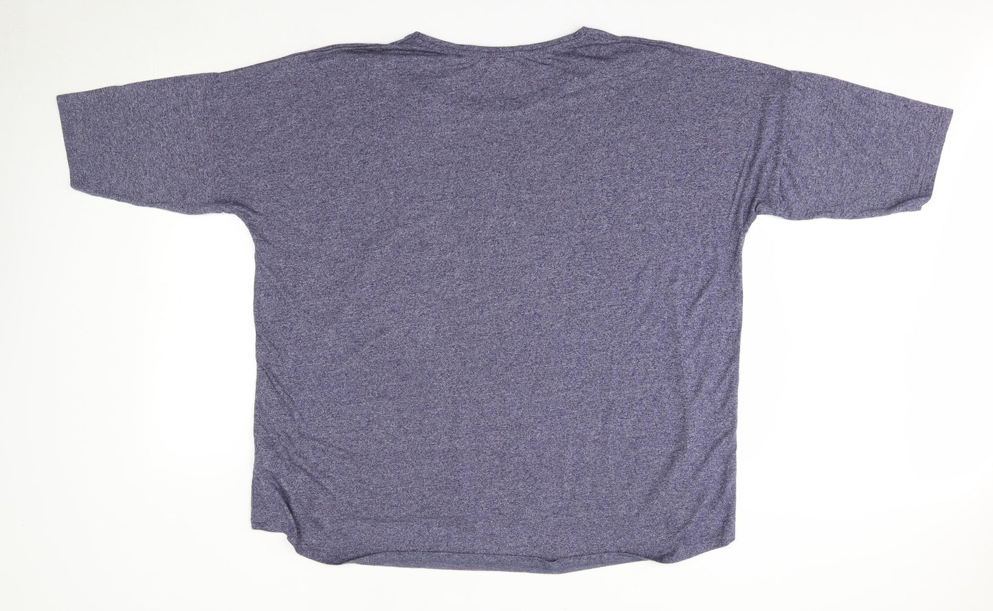 Matalan Womens Blue  Viscose Basic T-Shirt Size XL Round Neck