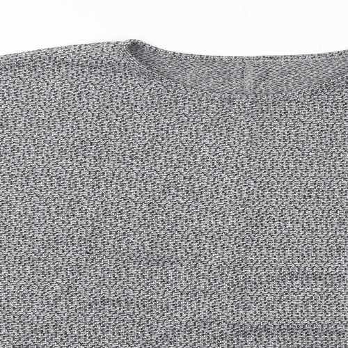 New Look Womens Grey Round Neck  Polyester Pullover Jumper Size L