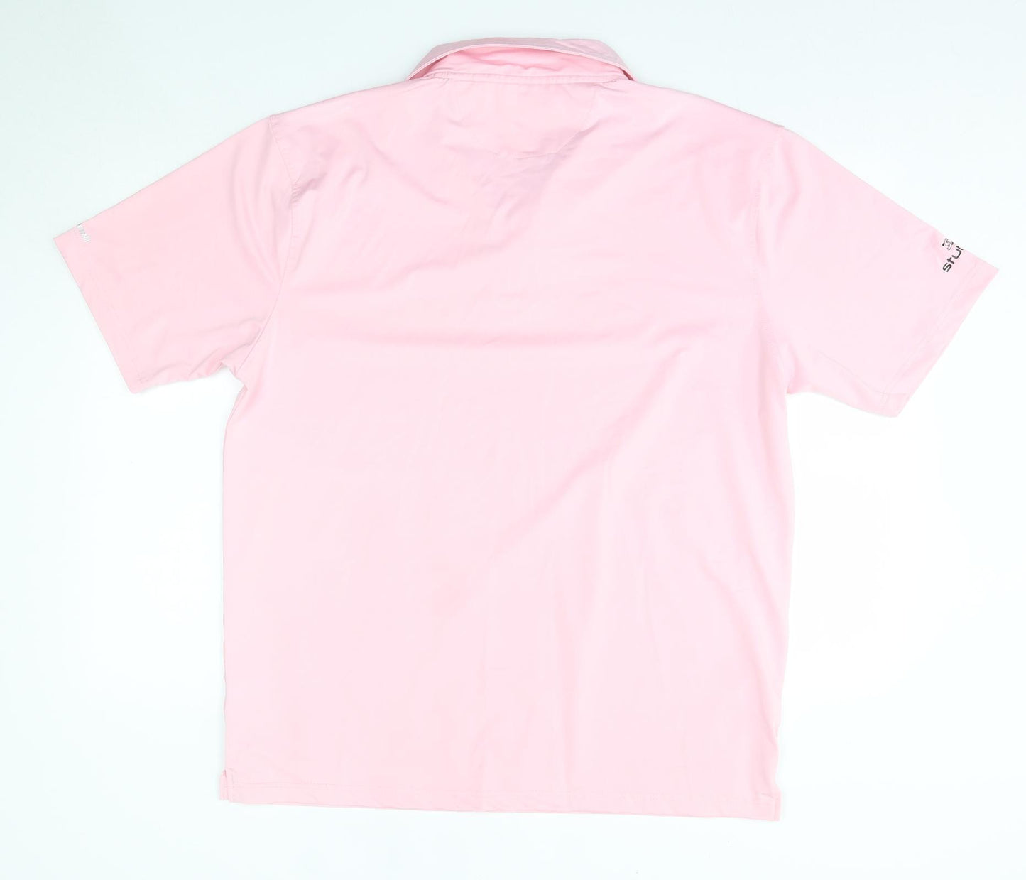 Stuburt Mens Pink  Polyester  Polo Size 2XL Collared