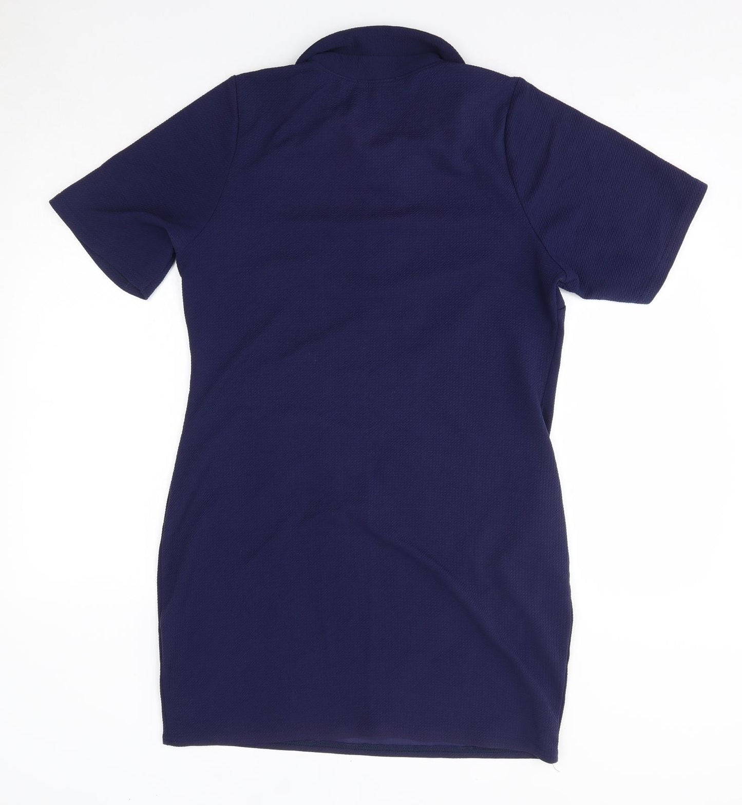 Select Womens Blue  Polyester T-Shirt Dress  Size 16  Collared