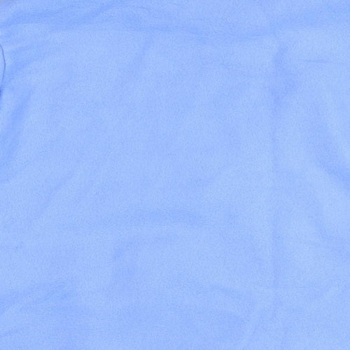Anne de Lancay Womens Blue High Neck  Polyester Full Zip Jumper Size M