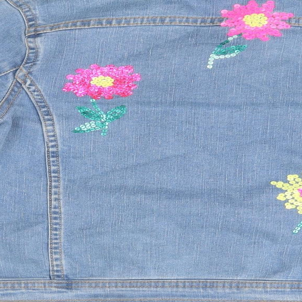 Monsoon Girls Blue   Jacket  Size 11-12 Years