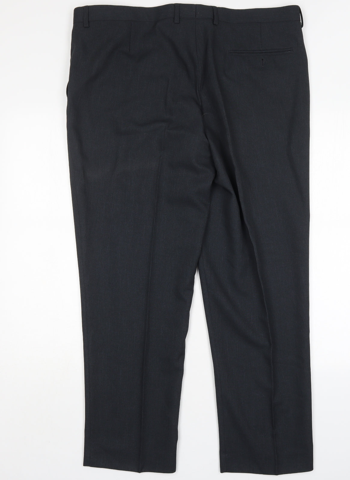 Matalan Mens Blue  Polyester Trousers  Size 38 L29 in Regular