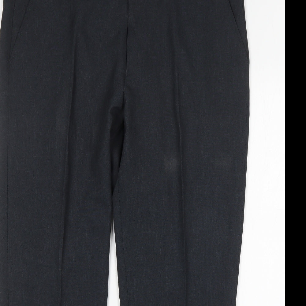 Matalan Mens Blue  Polyester Trousers  Size 38 L29 in Regular