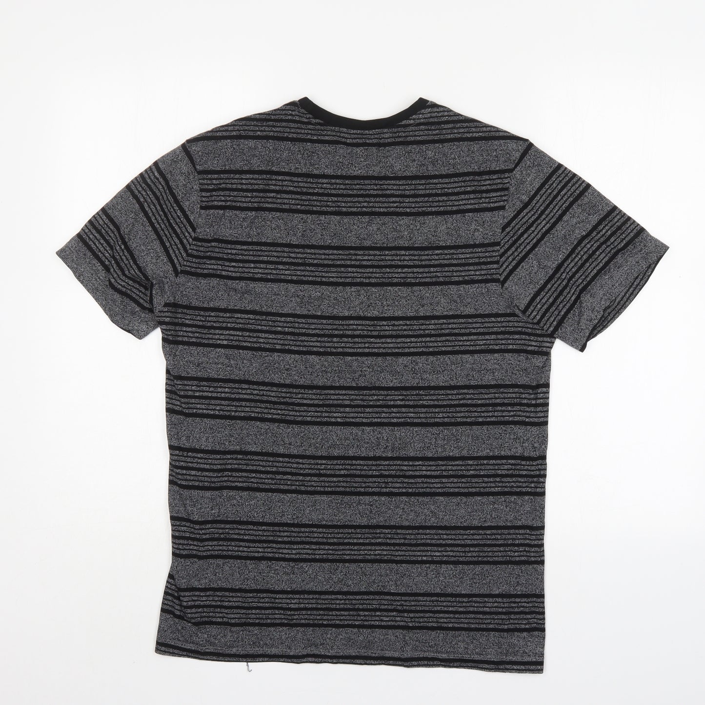 Matalan Mens Multicoloured Striped Cotton  Pyjama Top Size S