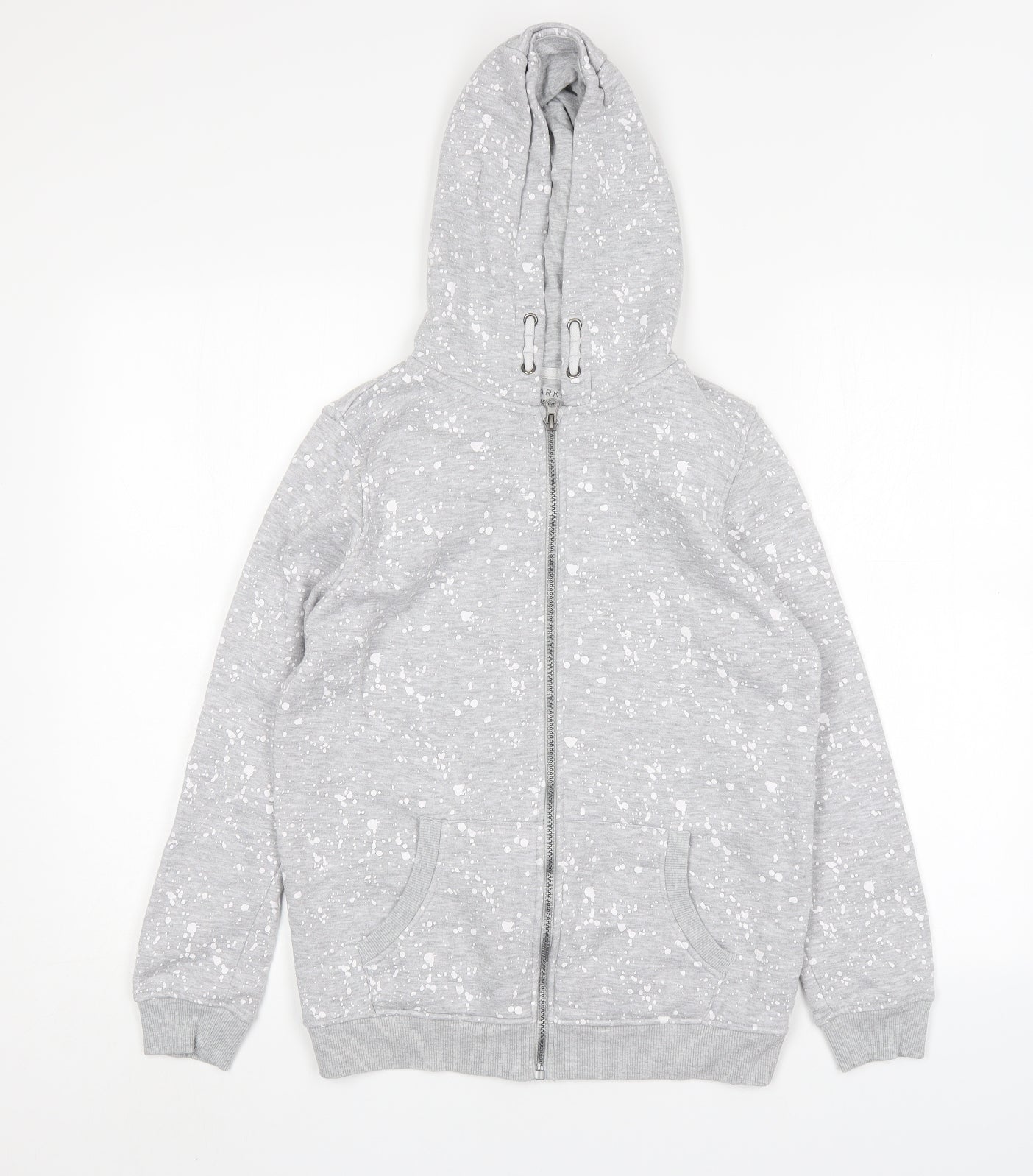 Primark Boys Multicoloured Polka Dot Cotton Full Zip Hoodie Size 12-13 Years