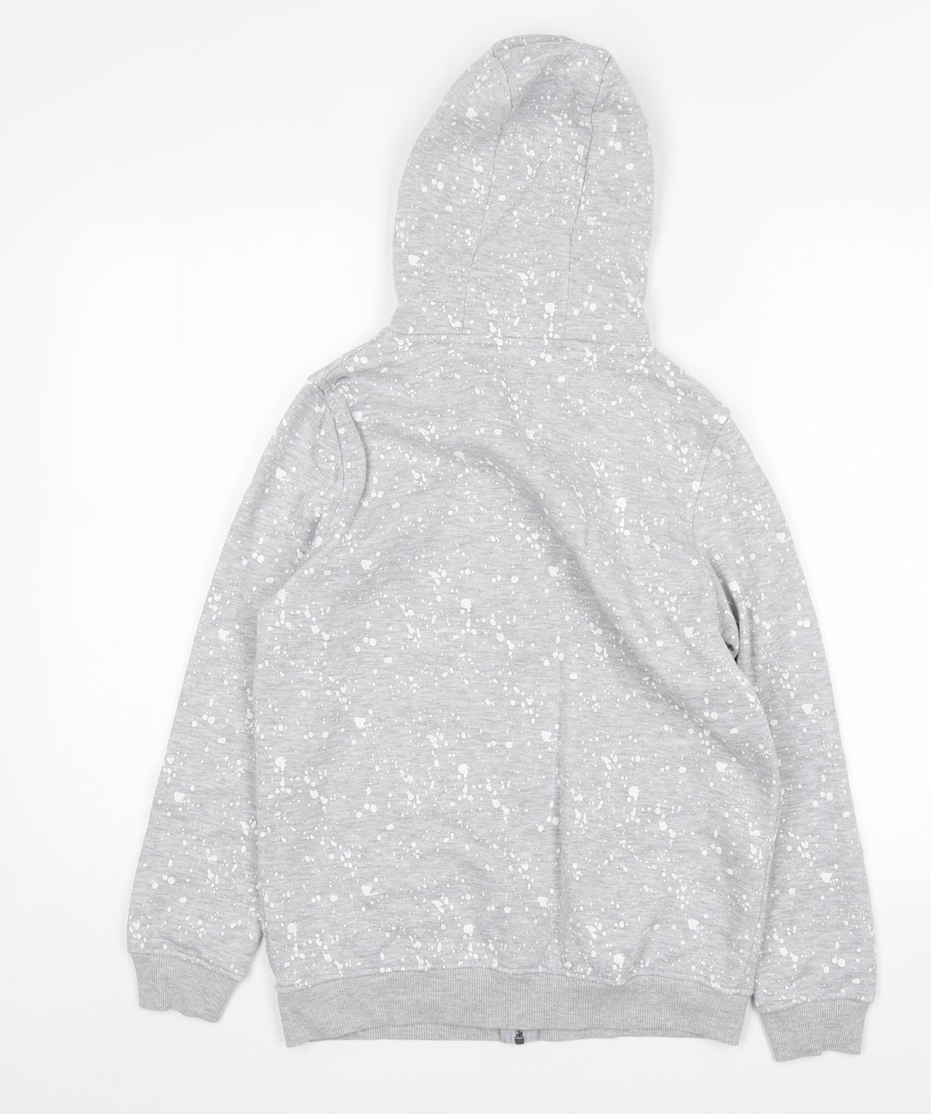 Primark Boys Multicoloured Polka Dot Cotton Full Zip Hoodie Size 12-13 Years
