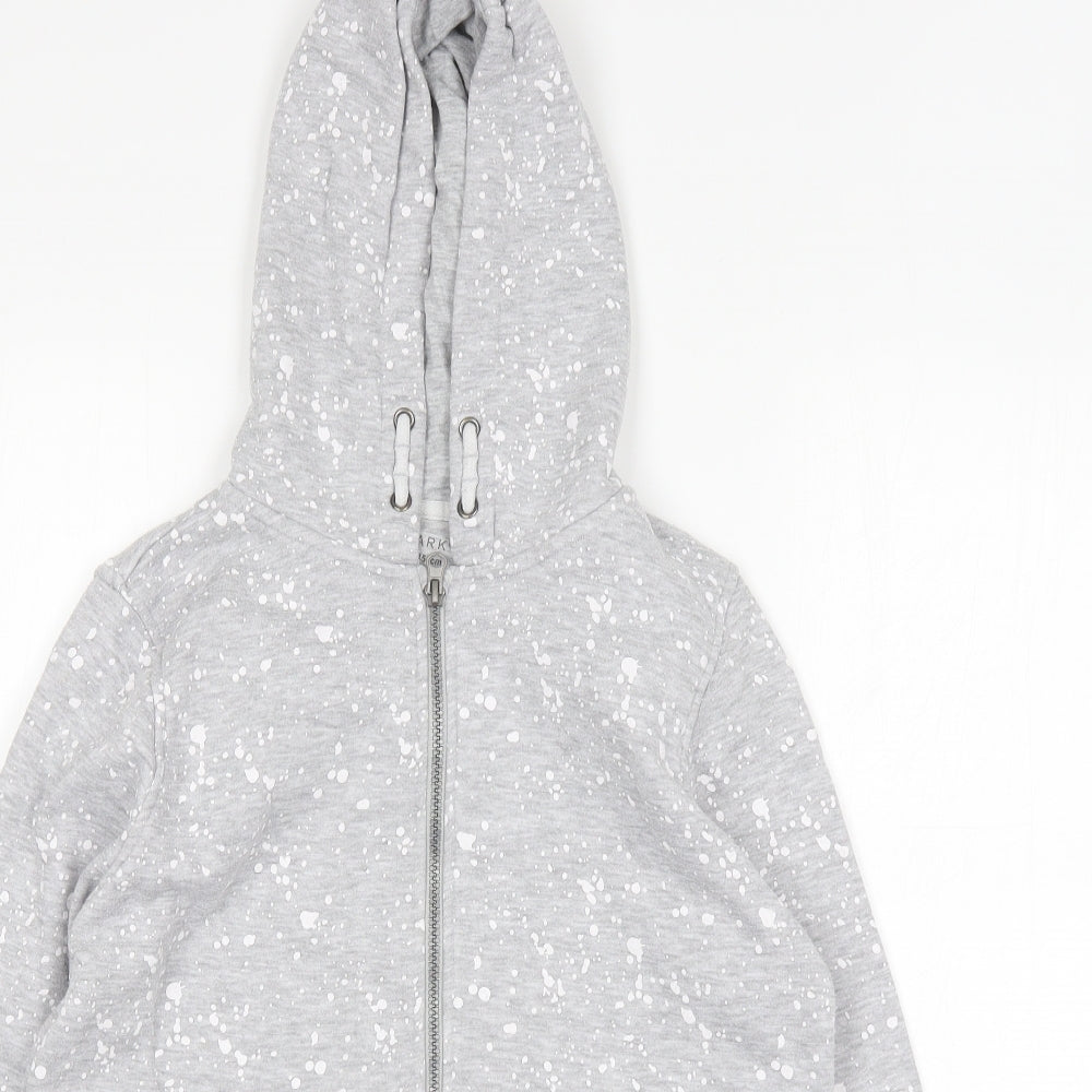 Primark Boys Multicoloured Polka Dot Cotton Full Zip Hoodie Size 12-13 Years