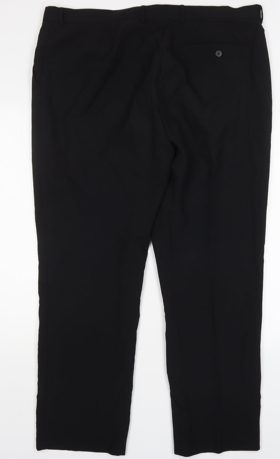 Matalan Mens Black  Polyester Trousers  Size 40 L31 in Regular