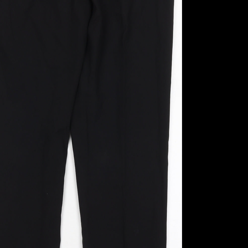Matalan Mens Black  Polyester Trousers  Size 40 L31 in Regular